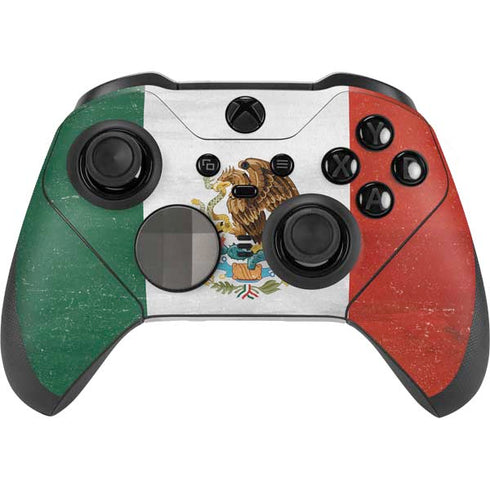Mexico Flag Distressed Xbox Elite Wireless Controller Series 2 Skin